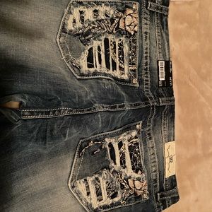 36/31 miss me easy boot jeans